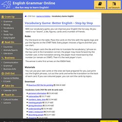 Vocabulary Game English