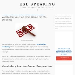 Fun Game for ESL Students