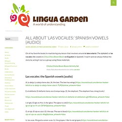 All About 'Las Vocales:' Spanish Vowels {audio} - Lingua Garden