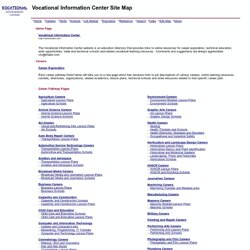 Vocational Information Center Site Map