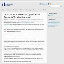 Va-Va-VOOC! Vocational Open Online Course in ‘Blended learning’