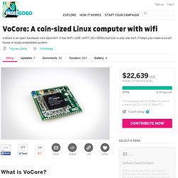 VoCore: A coin-sized Linux computer with wifi