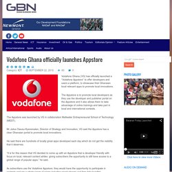 Vodafone Ghana officially launches Appstore