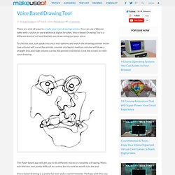 Voice Based Drawing Tool