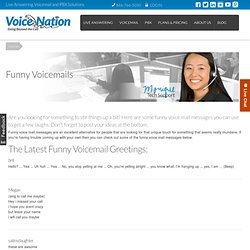 Funny Voicemail