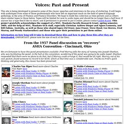 Voices from the past