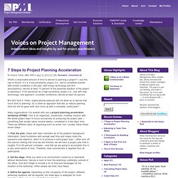 Voices on Project Management