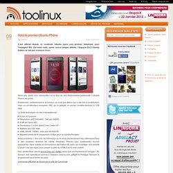 Voici le premier Ubuntu Phone
