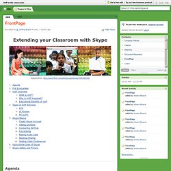 VoIP in the classroom / FrontPage