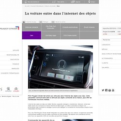 La voiture entre dans l'internet des objets