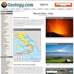 Mount Etna Volcano, Italy: Map, Facts, Eruption Pictures