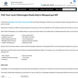 Visit Your Local Volkswagen Dealership in Albuquerque NM
