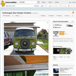 Volkswagen Bus Camper Curtains