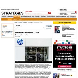 Volkswagen s'enfonce dans la crise - 6 nov 2015