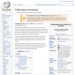 Volkswagen (entreprise)