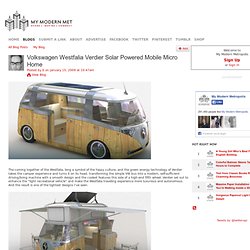 Volkswagen Westfalia Verdier Solar Powered Mobile Micro Home
