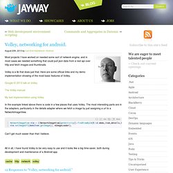 Volley, networking for android.