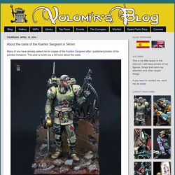About the casts of the Kasrkin Sergeant in 54mm