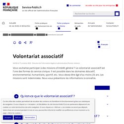 Volontariat associatif