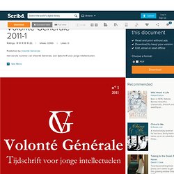 Volonté Générale 2011-1 Scribd