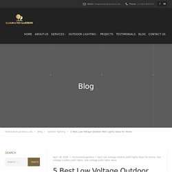 5 Best Low Voltage Outdoor Path Lights Ideas for Home