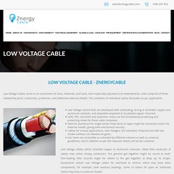 Low Voltage Cable provider in Australia