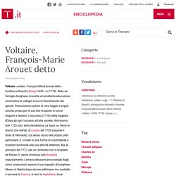 Biografia di Voltaire
