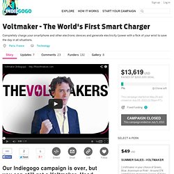Voltmaker - The World's First Smart Charger
