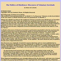 Voluntary Servitude