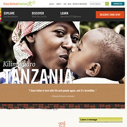 Volunteer Abroad in Tanzania with Cross-Cultural Solutions