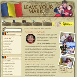 Global Volunteers: Romania