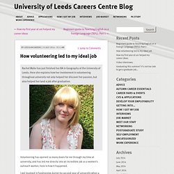 University of Leeds Careers Centre Blog