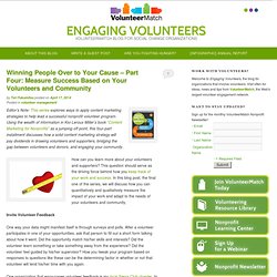 Engaging Volunteers: VolunteerMatch Blog for Social Change Organizations
