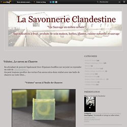 Volutes...Le savon au Chanvre - La Savonnerie Clandestine