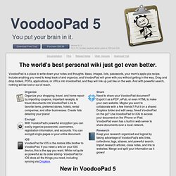 VoodooPad