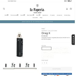 VOOPOO Drag X – Kit de Vapeo completo – La Vapería México