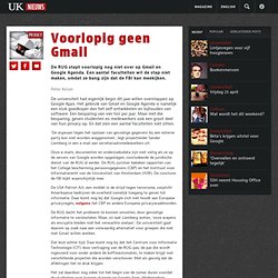UK: Voorlopig geen Gmail