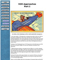 VOR Approach - Part 1