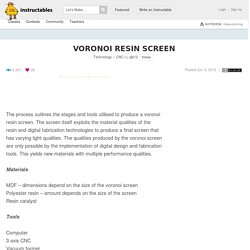 Voronoi Resin Screen: 5 Steps