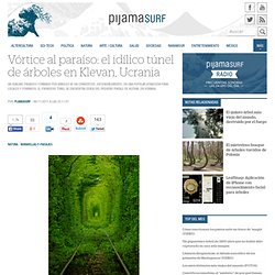 Vórtice al paraíso: el idílico túnel de árboles en Klevan, Ucrania