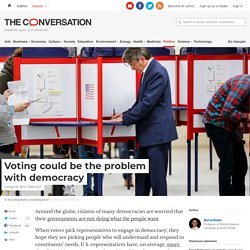 Voting could be the problem with democracy