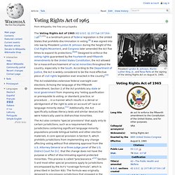 Voting Rights Act