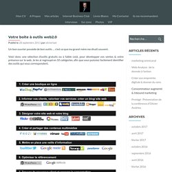 Votre boite à outils web2.0 – Olivier Luet