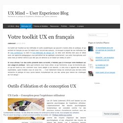 Votre toolkit UX en français