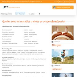 Votre Traitement - ATP Acupuncture
