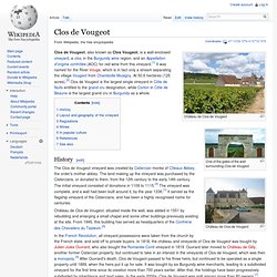 Clos de Vougeot