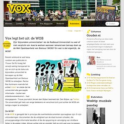 Vox legt het uit: de WOB