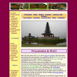 Indonésie - Bali, sur voyageindonesie.net