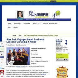 Star Trek Voyager Small Business Lessons On Going it Alone