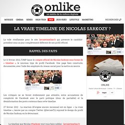 La vraie timeline de Nicolas Sarkozy ?